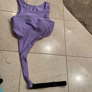 Sway top with garter